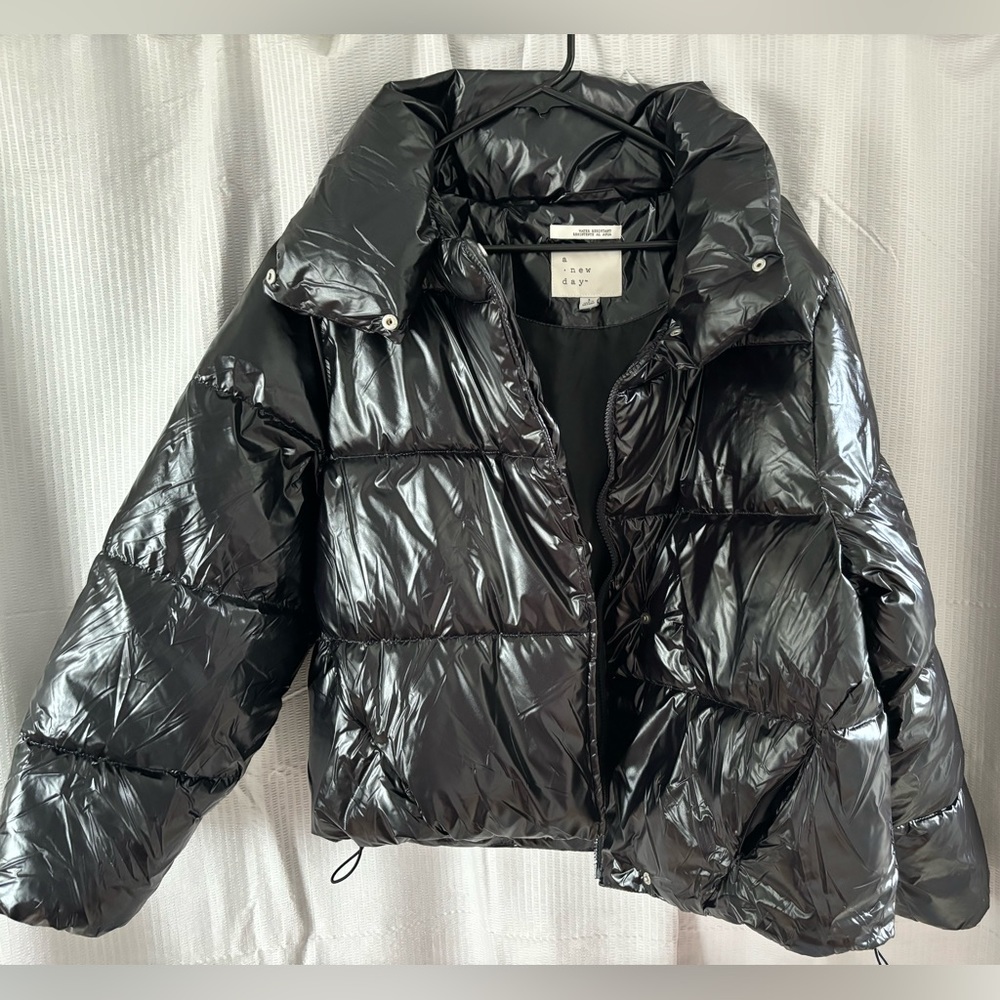 Faux leather jacket